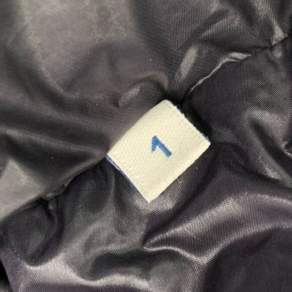 Moncler Berre Hooded Quilted Down Jacket Black Size 1/S Zipper Coat Premium Warm - Picture 8 of 8